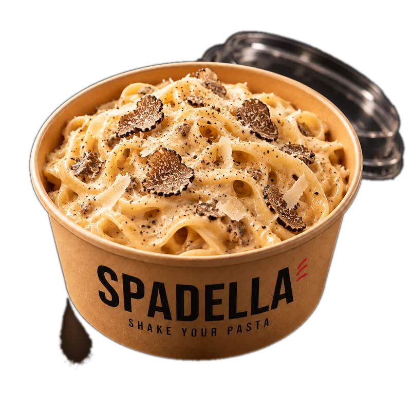 Truffle pasta in a SPADELLA bowl